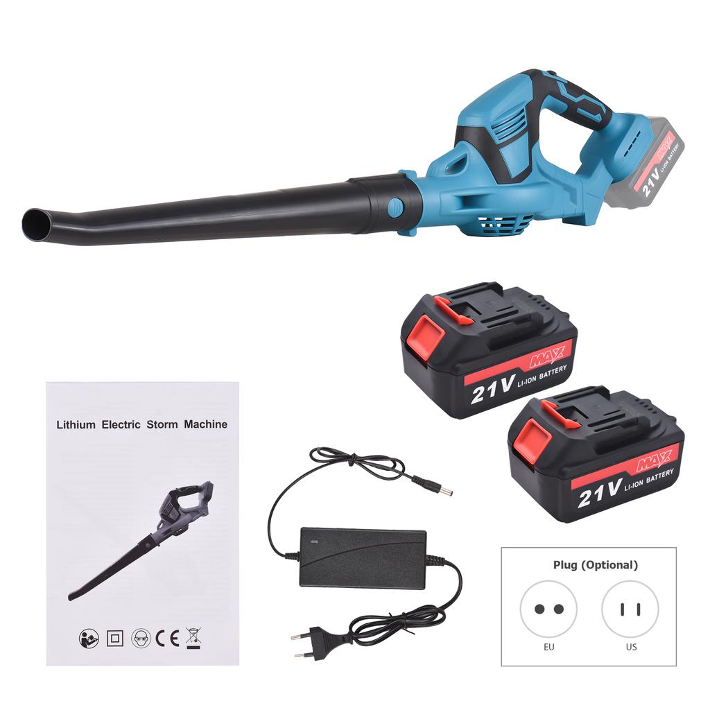 Cordless Leaf Blower 21V Battery Powered Leaf Blower for Lawn Care with Fast Charger 81.19CFM