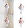Christmas Angel Doll Pendant with Long Pigtail Design Health Happiness Blessings