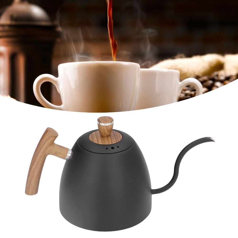 Rustproof Gooseneck Kettle 800ml Capacity Coffee Kettle Ergonomic Gooseneck Tea Kettle For Home