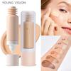 YOUNG VISION 1-piece Bottom Press Liquid Foundation Removable Matte Oil Control Facial Base Makeup Is Difficult To Remove