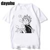 90s Haikyuu Women T Shirt Kuroo Japanese Anime Bokuto Manga Shoyo Volleyball Creative Tshirt Cartoon Graphic Tees Male T-shirt