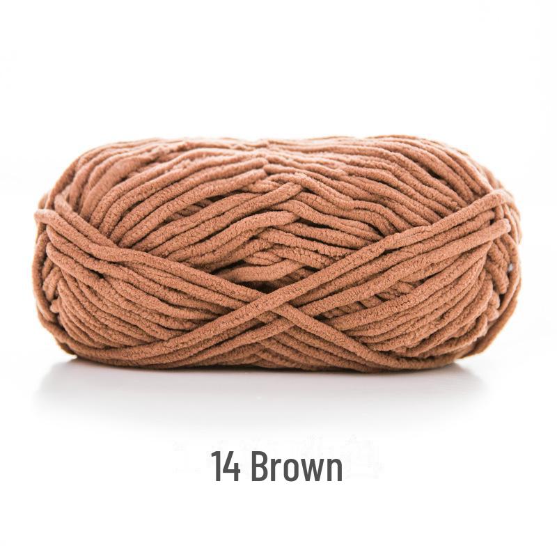 Snowball Mengzaizi DIY Wool Crochet Kit: Knitted Blanket, Scarf, Doll, Slippers