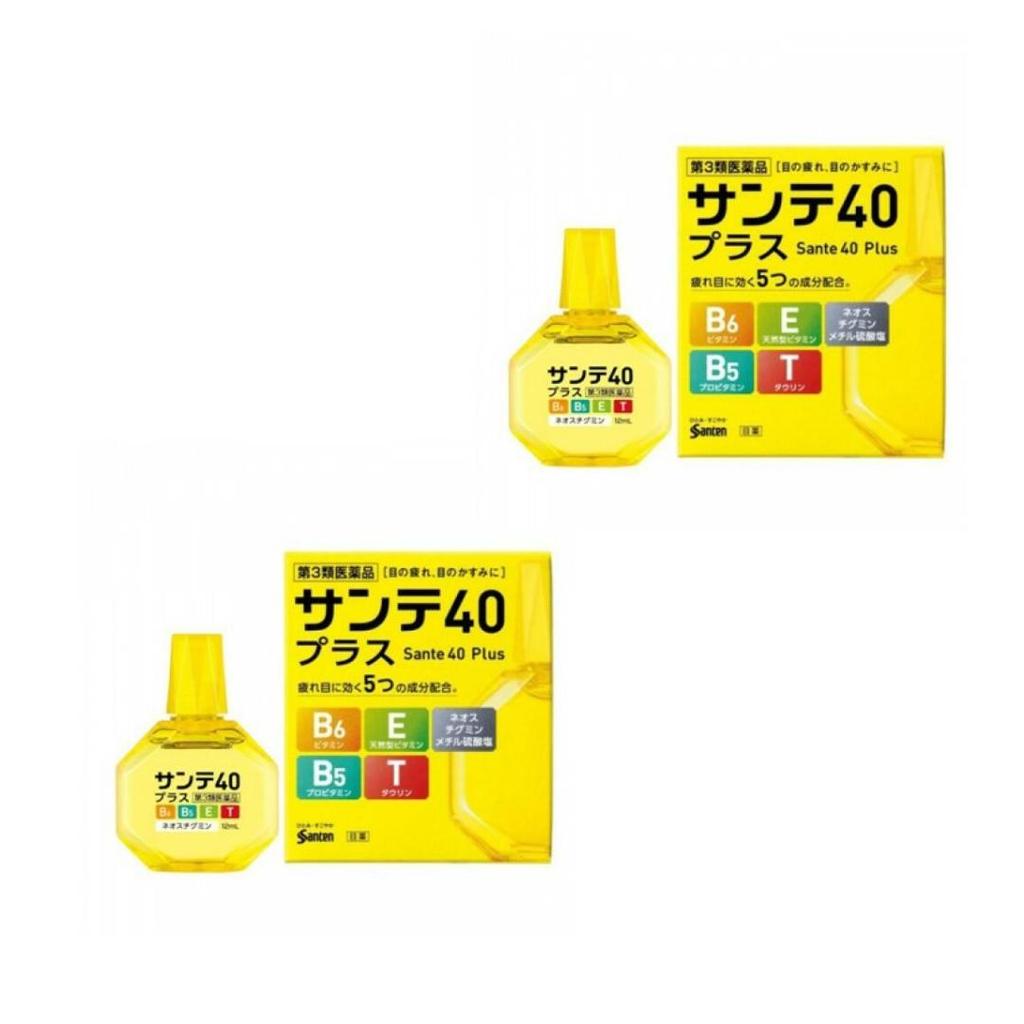 Santen 40 Plus глазные капли от усталости и покраснения глаз, 12 мл