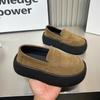 Fashion Platform Women Loafers Shoes Flats Suede Sneakers Woman 2024 Trend Autumn Brand Walking Shoes Casual New Dress Mujer Zapatillas