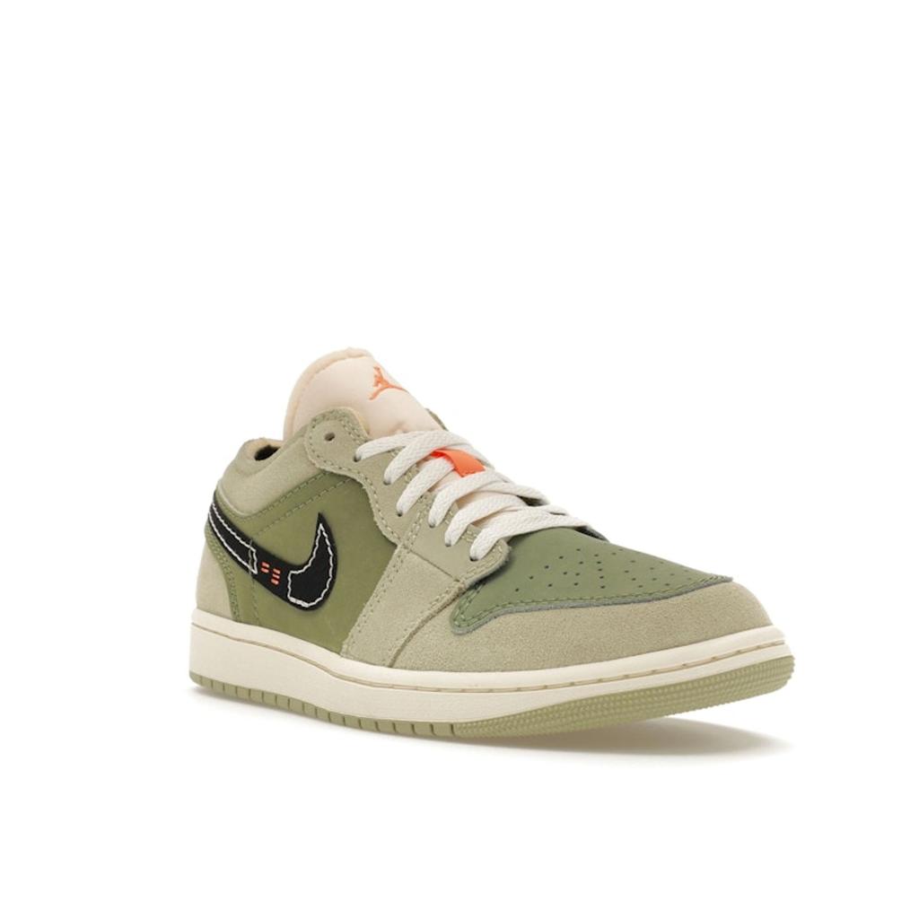 Air Jordan 1 Low SE Craft Light Olive Men Sneakers Green Sky-J-Light-Olive Black FD6819-300