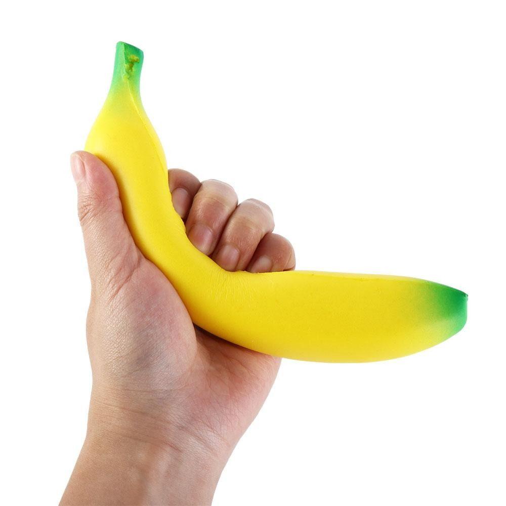 Soft Soft Squishy Banana Slow Rising Banana Squeeze Toy Simulator Slow-rebound Banana Toy Gifts