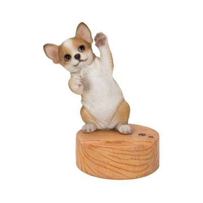 Подставка для смартфона Ubia Танцующий чихуахуа, 12,3 x 9,8 x 16,4 см, Кукла, Фигурка чихуахуа, Украшение, Животное, Собака, Музыка, Танцующая под музыку, Милый, H20369