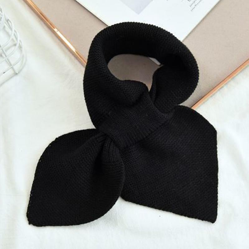 1PC Women's Knitted Cross Scarf for Warmth Softness Lightness and Fashion