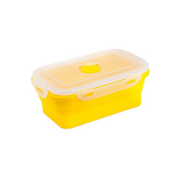 Силиконовый складной складной контейнер для обеда Bento Box, контейнер для хранения еды, салата