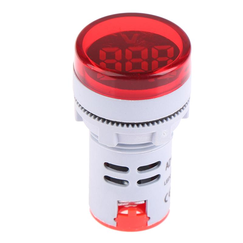 Мини-метр напряжения Ad16-22Dsv, 22 мм, светодиодный индикатор напряжения с цифровым дисплеем, сигнальная лампа/контрольная лампа