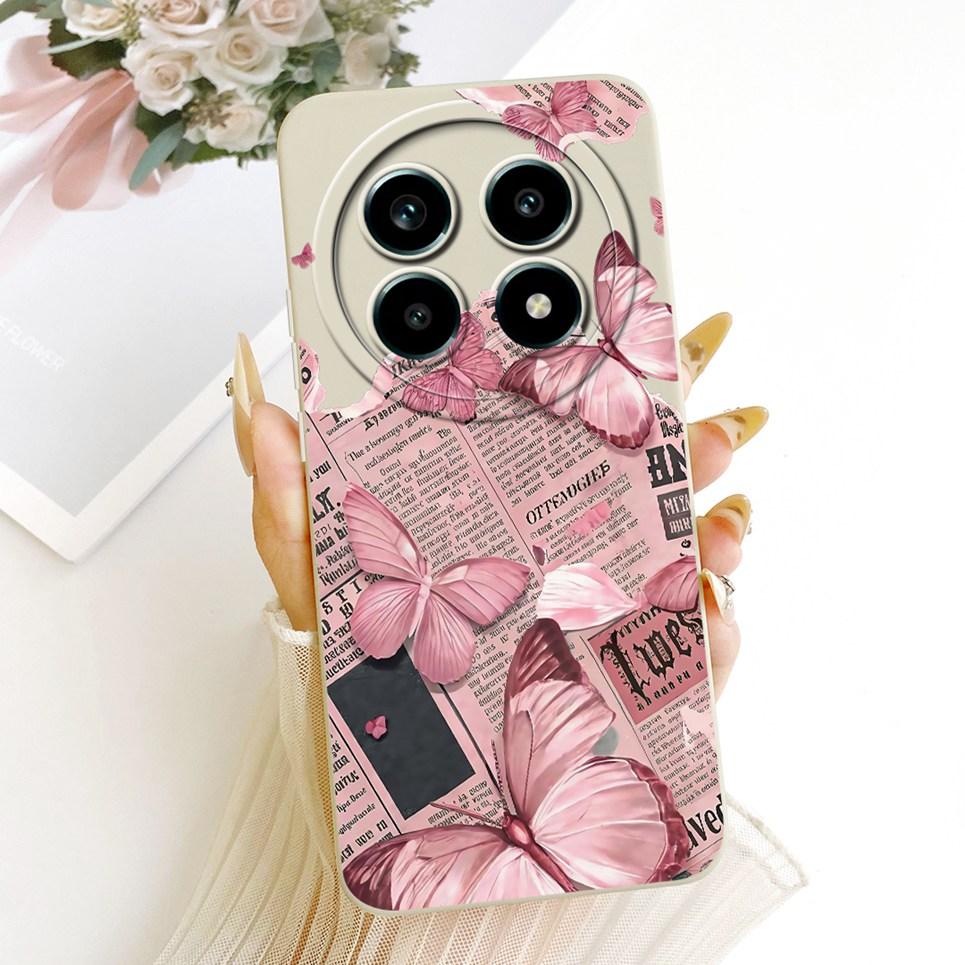 Daisy Bow Pattern Butterfly Flower Cherry Back Cover For Realme 13 Pro Pro+  Phone Case Soft Silicone Casing On Realme P1 Speed