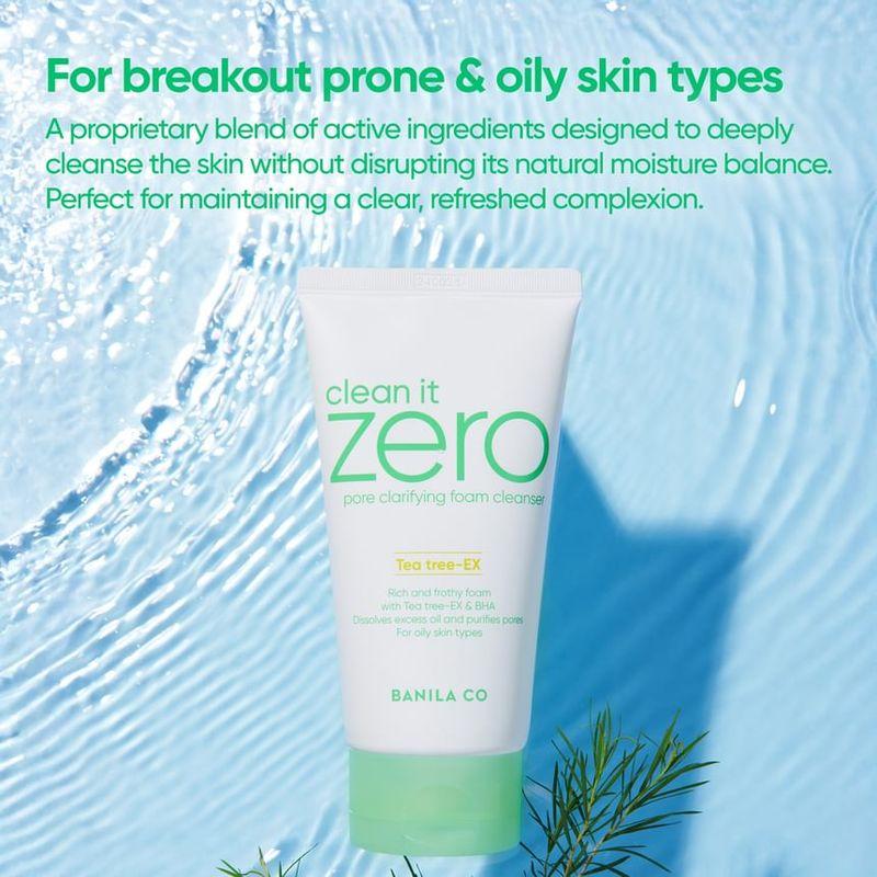 BANILA CO Clean It Zero Pore Clarifying Foam Cleaner для очищения пор