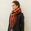 Winter Imitation Cashmere Plaid Fringed Scarf Scarf Versatile Women's Autumn and Winter New Scarf Warm Shawl