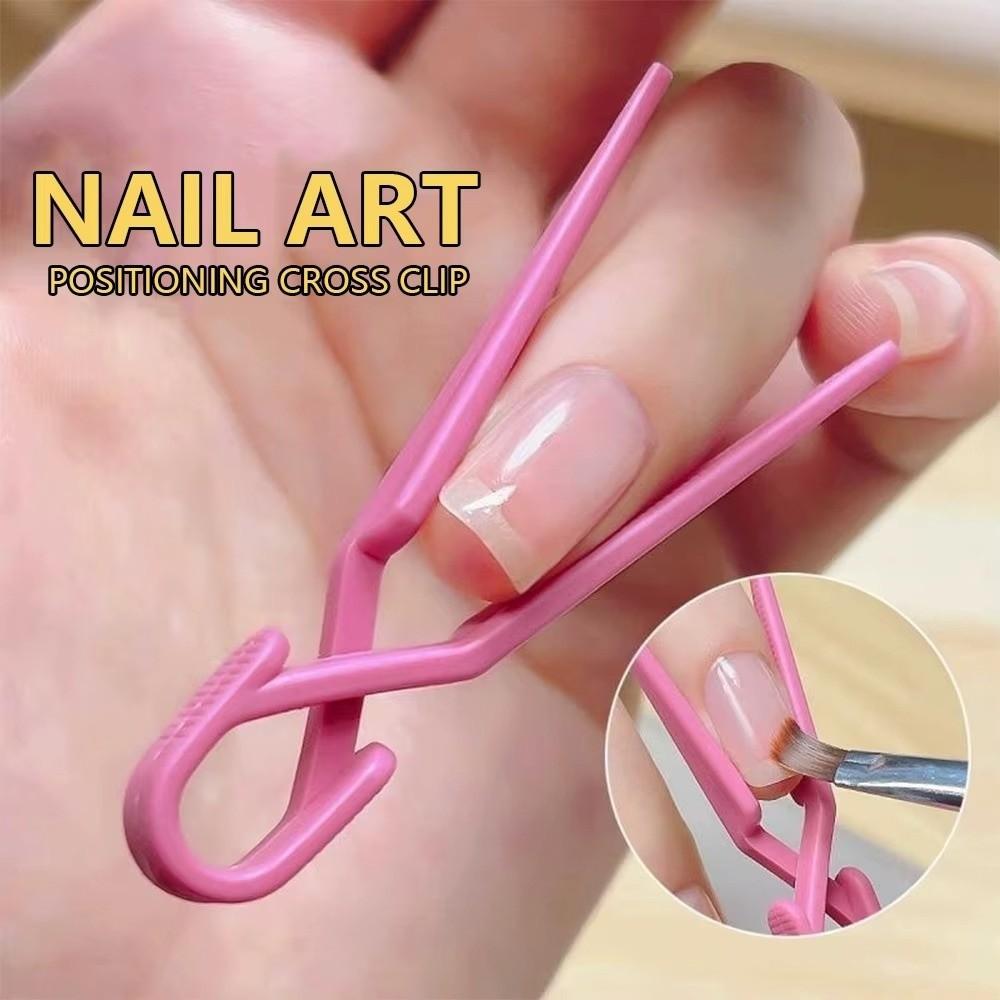 20pcs Pink Purple Nail Painting Protection Clip  for Manicure Tools