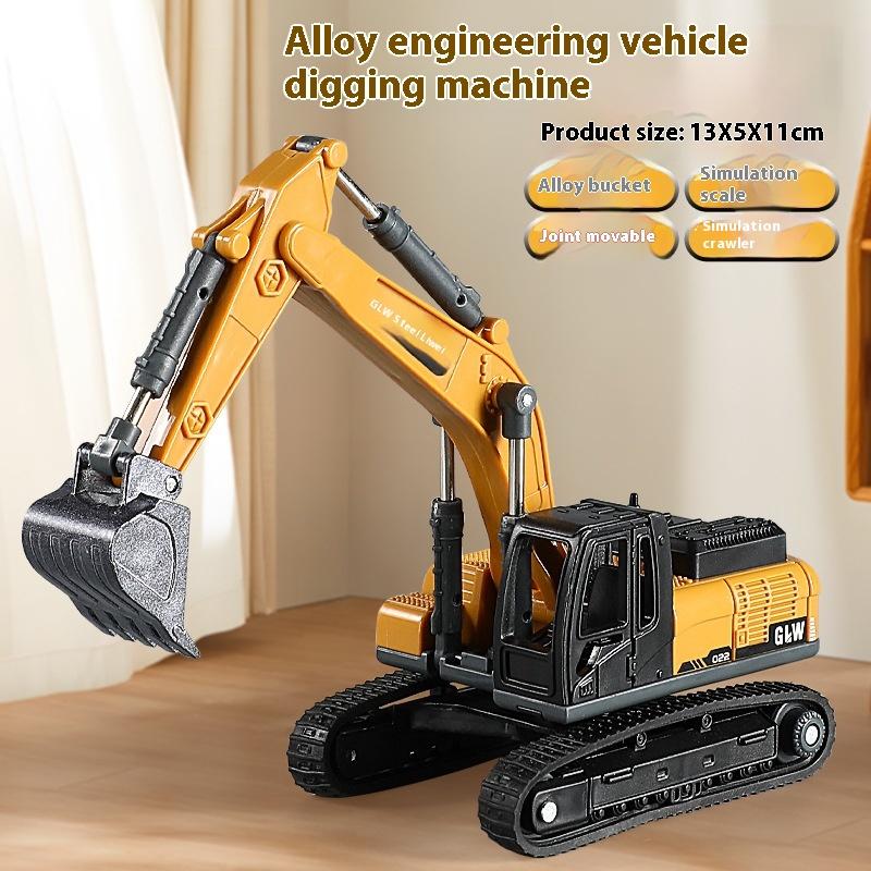 Сплав Моделирование Инженерный кран Башенный кран Модель автомобиля Подарочные украшения для торта Детские игрушки