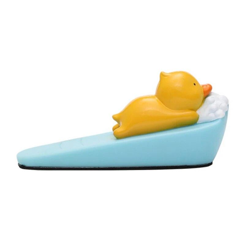 Дверной стопор, износостойкая бесшумная стабильная бытовая дверная фурнитура с мультяшными животными