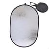 Collapsible Light Reflector Foldable Compact Lightweight, Professional with Storage Bag 2 In 1