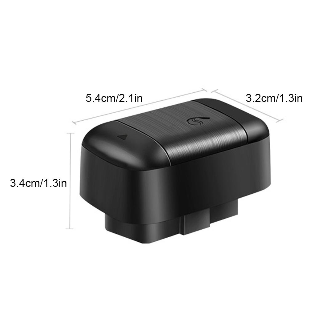 4G OBDII Realtime GPS Tracker Tracker Locator Tracking Device Realtime Tracking Voice Monitor GPS Shock&Plug-out Alarm