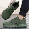 Men'S Mesh Wide Toe Shoes Minimalist Comfortable Lightweight Walking Shoes Daily Outdoor Breathable Travel Men'S Flat Sneakers