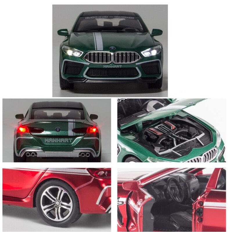 1/32 масштаб M8 Manhart из металла, литая под давлением модель автомобиля из сплава, игрушечный автомобиль для мальчиков, детский подарок, игрушки, автомобиль, коллекция для хобби