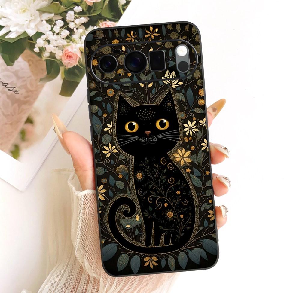 Case For Google Pixel 10 Pro XL Cover Silicone Cute Cat Fashion Butterfly Funny Painted Casing G45RY GUL82 GYPW4
