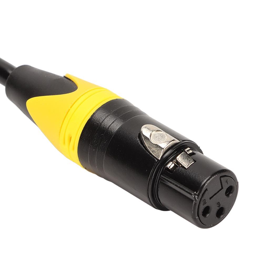 Plug and Play Female to Dual Male Noiseless XLR Audio Y Adapter Cable  Speaker Connection