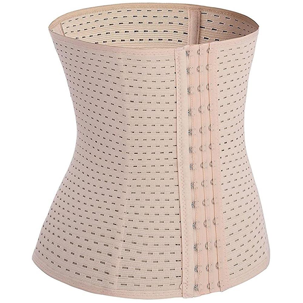 Underbust Corset Waist Trainer with Hook and Eye Closure for Tummy Control