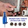 Pipe Nipple Extractor Stripped Bolt Remover Heavy Duty Changer Fit 1/2in 3/4in 1in Tube For Drain Shower Toilet Sink Sprinkler