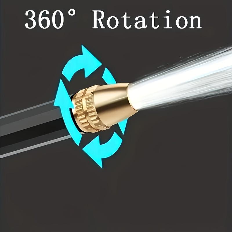 1 шт. Черный пластиковый корпус Медная передняя панель Машина Мойка высокого давления Водяной пистолет Бытовой Душ Водяной пистолет для мойки автомобиля