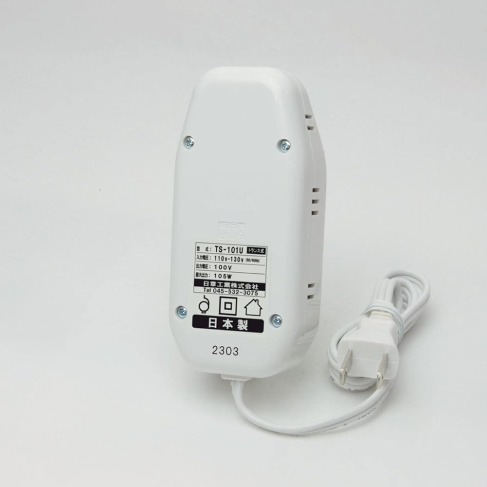 Трансформатор Nissho Kogyo TS-101U, AC110V~AC130V (50/60 Гц) для AC100V, 105 Вт, для международных поездок