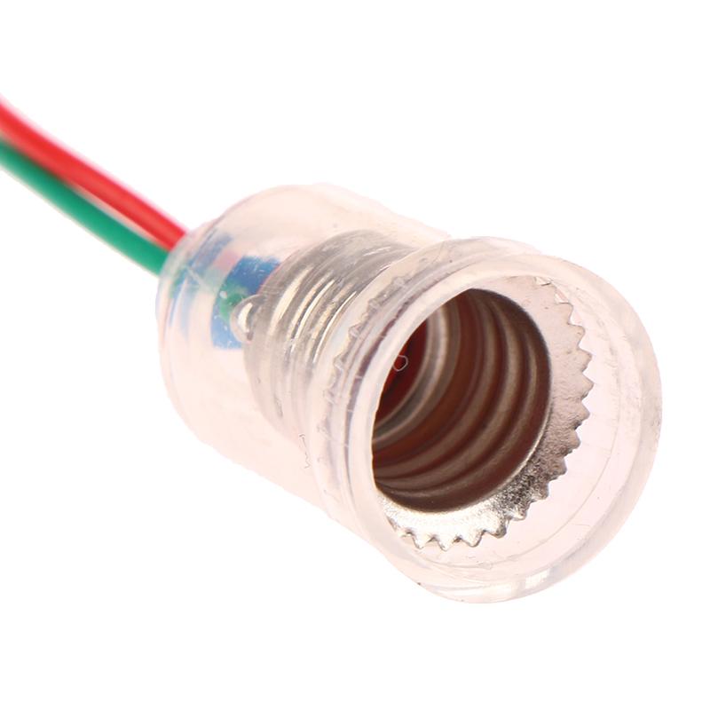 5 шт. Универсальный патрон для лампы E10 с проводом, маленький патрон для лампы E10, основание для эксперимента, обучающий инструмент, адаптер для патрона E10