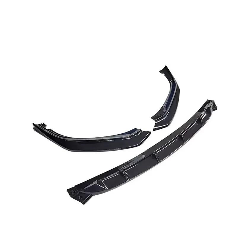 Для BMW 5 G30 G31 525i 530i 530d 540i M 2017-2020 Автомобиль Передний Бампер Губа Подбородок Защита Диффузор Крышка Дефлектор Комплекты Обвеса Глянцевый Черный