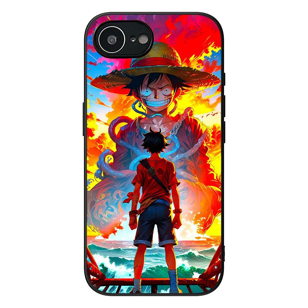 Soft Phone Cover for Apple iPhone 17 16 14 15 Pro Max Plus 15+ 16E XR ProMax Air Case One Luffy Pieces Tony Chopper Casing