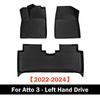 Car Floor Mats For BYD Atto 3 2025 2025 2025 Non-Slip Floor Liner Waterproof All-Weather Durable TPE Floor Liner