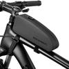 Torba rowerowa mocowana na ramę wodoodporna 1.5l as-019 - czarna