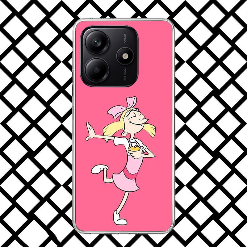 Мультяшный чехол для телефона Hey Arnold для Xiaomi Redmi Note 15 14 14S 13 12 12S 11 Pro Plus 11E 11T 11S 10S 5G Мягкий чехол Fundas