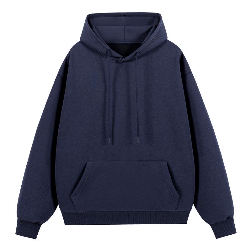 2025 Autumn Solid Color Loose Hoodie for Couples