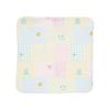 Sanrio Baby Organic Patchwork with Sanrio W X D X 306622 Skin-Friendly Handkerchief, Characters, Cotton, Approx. 9.9" 0.2" 9.9" H, Baby/Children's
