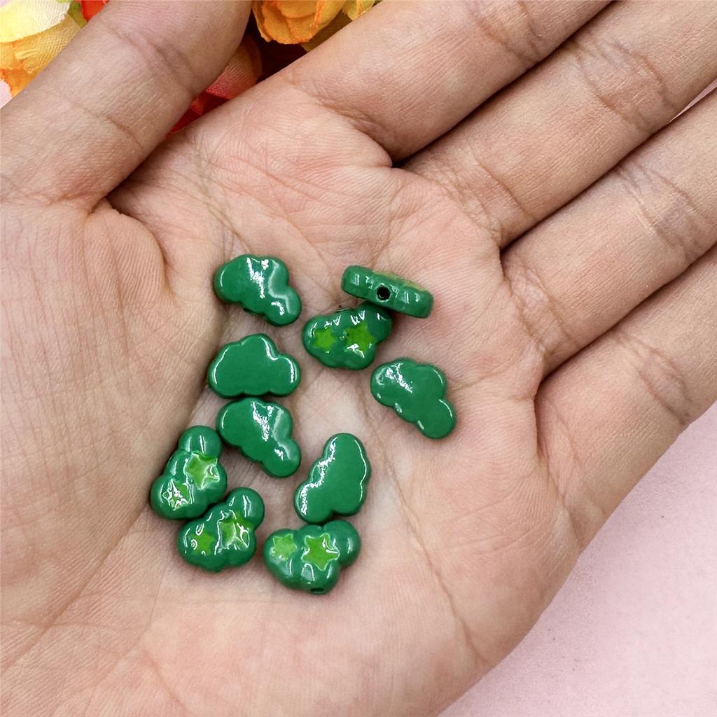 10 шт. 9,7*12,6 мм, модные бусины из сплава, капающее облако, браслет, ожерелье, аксессуары для изготовления ювелирных изделий, милый материал из бисера