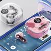 Розовые TWS-наушники с прозрачным зарядным кейсом Беспроводные Bluetooth-наушники с активным шумоподавлением (ANC) Длительное время работы от аккумулятора