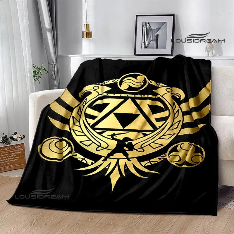 3D Z-Zeldas Cartoon blanket Warm Flannel blankets Soft and comfortable blanket Home Travel Blankets bed linings Birthday Gift