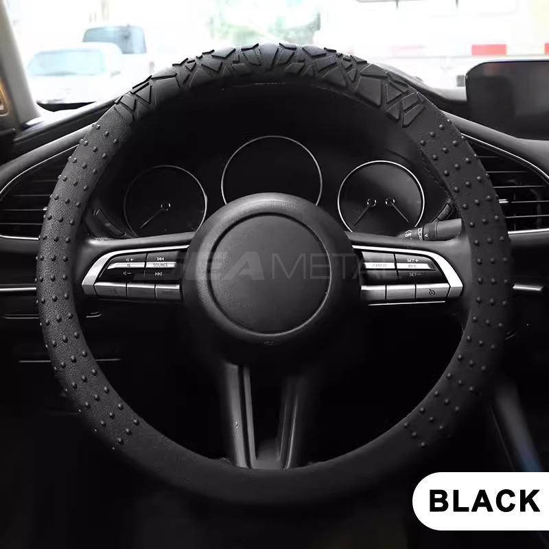 SEAMETAL силиконовый чехол на руль автомобиля противоскользящий 38 см защитный чехол на руль автомобиля моющиеся авто противоскользящие чехлы на руль
