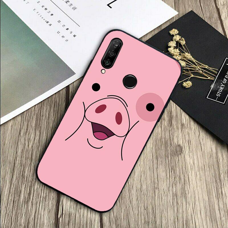 Милый РОЗОВЫЙ Кавайный Поросенок Для Huawei Nova Y72 Y73 Y90 Y70 Y60 Y91 Y61 12s 12i 11i 8i 9 10 SE P40 Lite P60 P30 Pro Чехол