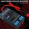 1500W Car Power Inverter with 4 USB Port DC12V 24V To AC220V PowerInverters for Vehicle Converter Fast Charging