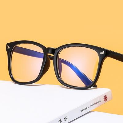 Очки, блокирующие синий свет, квадратная оправа очков Nerd, анти-синий луч, компьютерные игровые очки