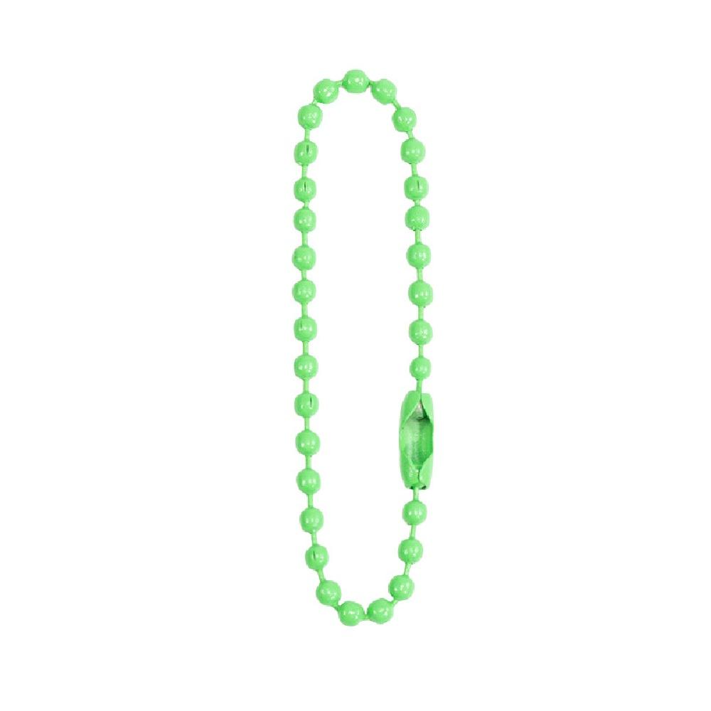 Цветная шариковая цепочка-коннектор 20/12 см, подходит для брелка, ключа, железная цепочка, куклы, бирка, DIY изготовление ювелирных изделий, цепочка для подвешивания игрушек