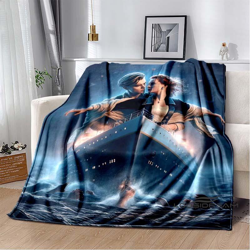 (Titanic) Flannel Blankets Are Suitable for Bedrooms, Living Rooms, Beds, Camping, Picnics, Offices, and Other Places.