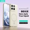 Для Motorola Moto Edge 70 Fusion + Чехол внутренний Мех Жидкий Силикон Для Magsafe Мягкая Крышка Мобильного Телефона