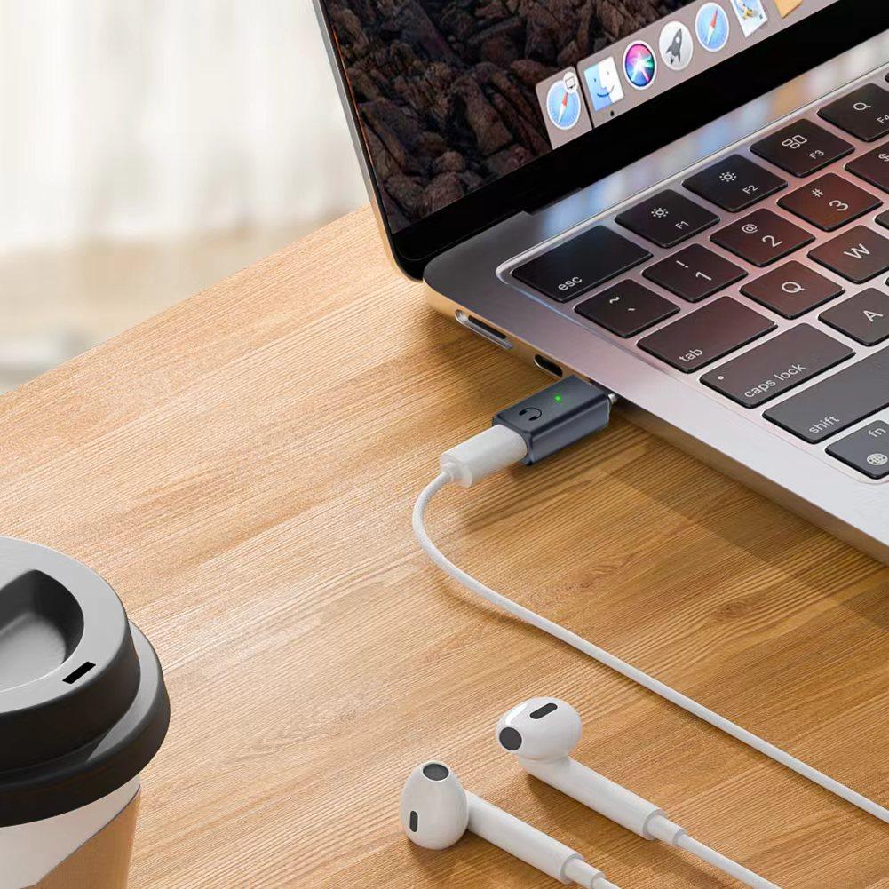 USB C To Lighitng Audio Headphone Adapter Type-C To iPhone 15 Adapter USB C Male To 8 Pin Female Audio Adapter