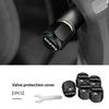 RQQS4 Car Wheel Tyre Rim Stem Cover Tire Valve Cap Airdust Waterproof For Skoda Superb Derivative Karoq Kamiq MK3 Fabia Rapid Favorit